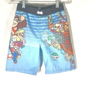 Super Mario SNES Nintendo Boys Swim Trunks Shorts